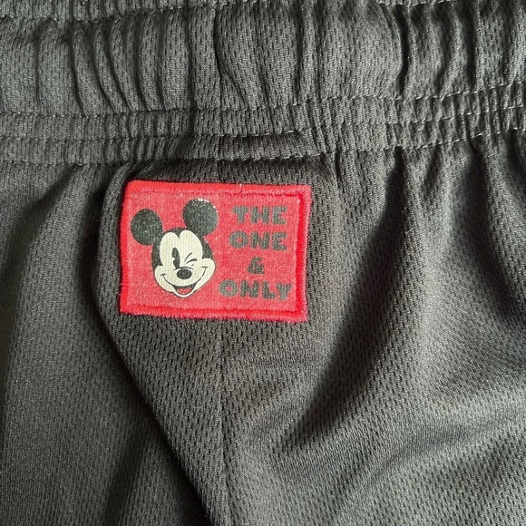 Disney Parks Mickey Mouse Boys Athletic Shorts Black & Red | Size S - Picture 4 of 4